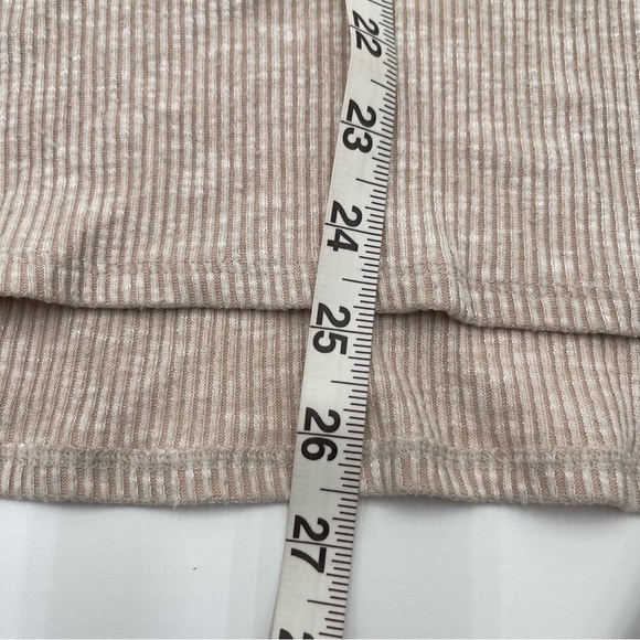 American Eagle Sweater Womens Large Cream Viscose Pullover Waffle Knit Boat Neck - Picture 12 of 13